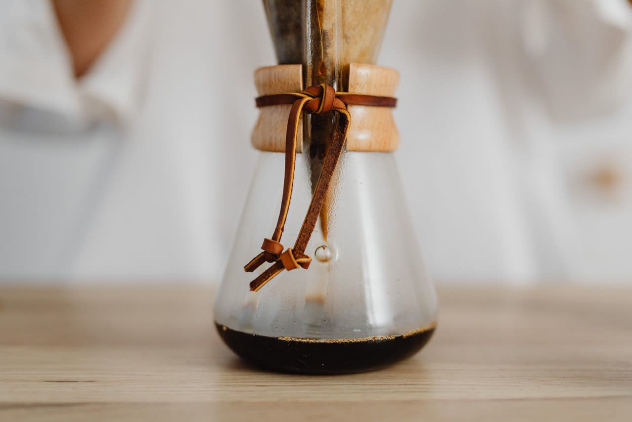 一只 Chemex 手冲壶